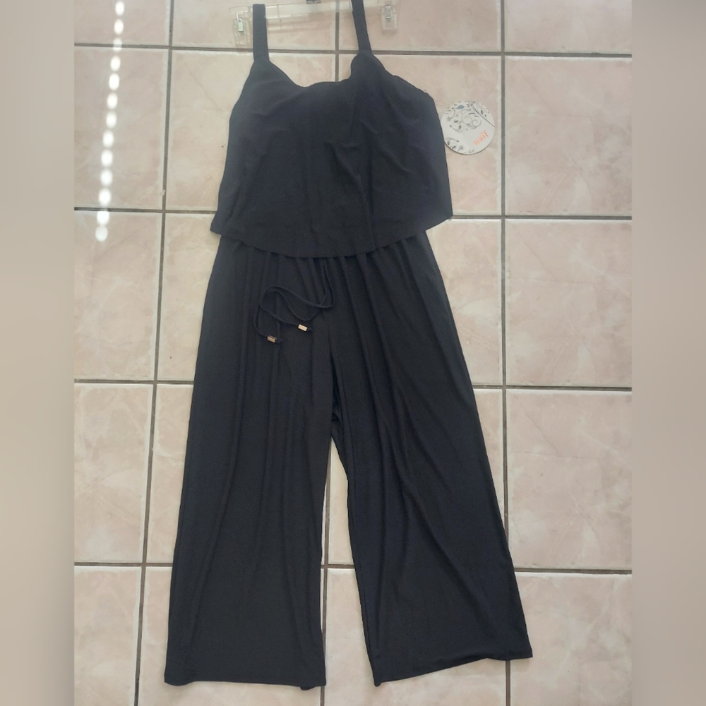 Cropped Flowy Jumpsuit